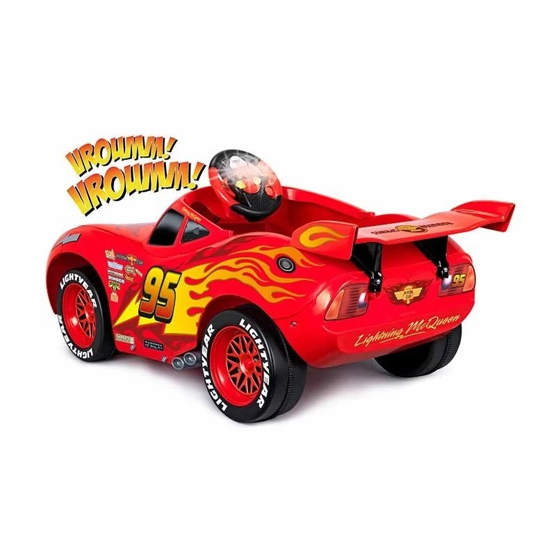 Coche Rayo Mcqueen 6V Luz y Sonido