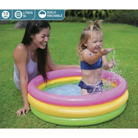 Piscina Hinchable 3 Aros Multicolor