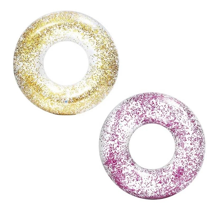 Flotador Transparente Purpurina