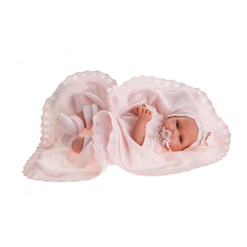 Muñecas Antonio Juan Peke Posturitas Toquilla Rosa