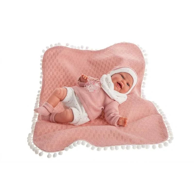 Muñecas Antonio Juan Clara Manta Bolitas Rosa