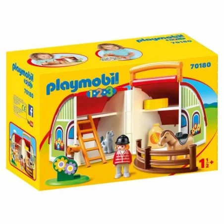 Playmobil 1.2.3 Mi Primera Granja Maletín