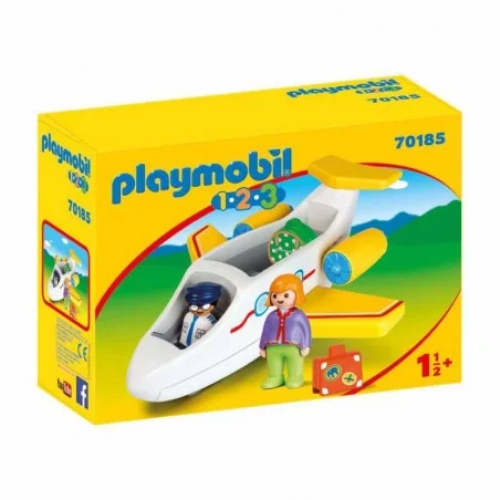 Playmobil 1.2.3 Avión con Pasajero