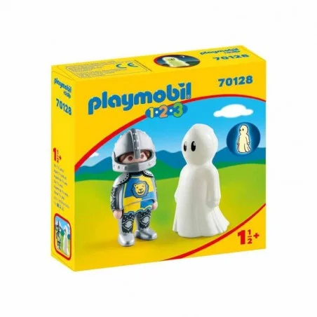 Playmobil 1.2.3 Caballero con Fantasma