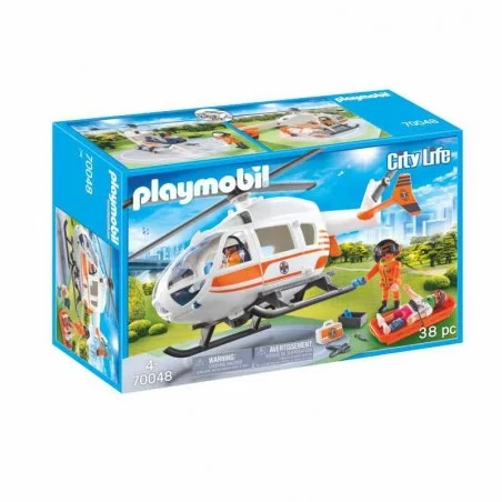 Playmobil City Life Helicóptero de Rescate