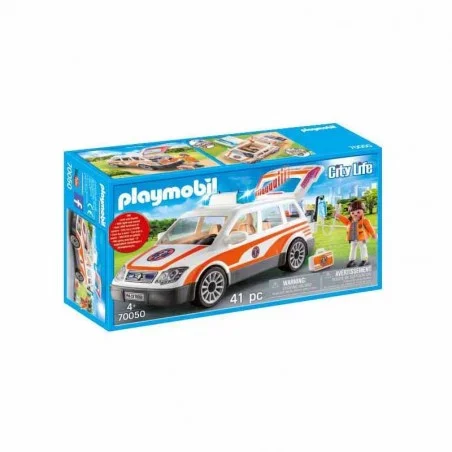 Playmobil City Life Coche de Emergencias con Sirena.