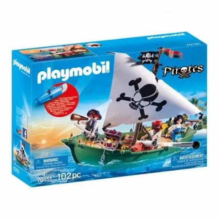 Playmobil Pirates Barco Pirata con Motor