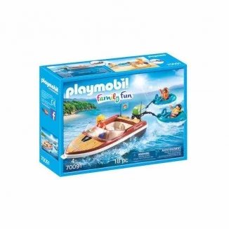 Playmobil Family Fun Lancha con Flotadores