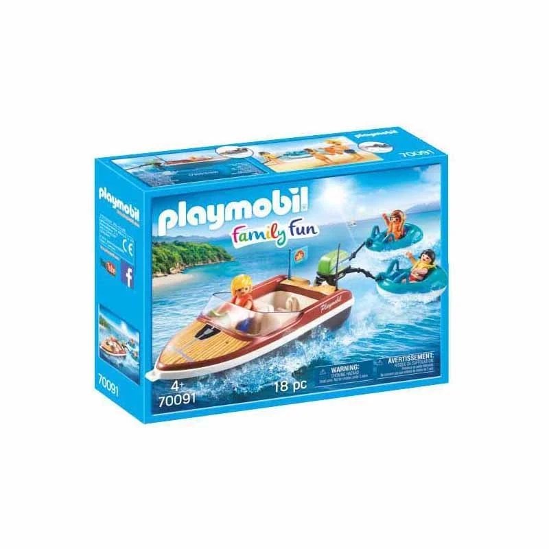 Playmobil Family Fun Lancha con Flotadores