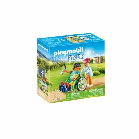 Playmobil City Life Paciente en Silla de Ruedas