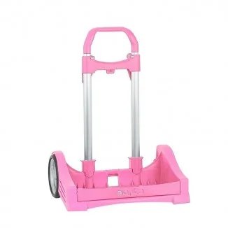CARRO PORTAMOCHILAS EVOLUTION ROSA CLARO