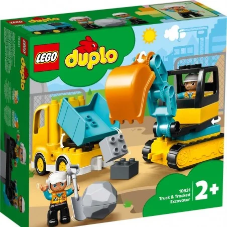 LEGO DUPLO Town Camión y Excavadora con Orugas