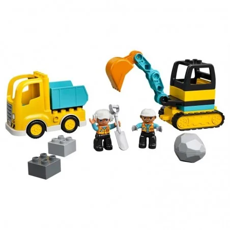 LEGO DUPLO Town Camión y Excavadora con Orugas