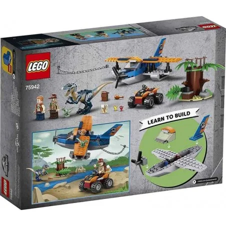 LEGO Jurassic World Velocirraptor: Misión de Rescate en Biplano