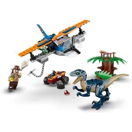 LEGO Jurassic World Velocirraptor: Misión de Rescate en Biplano