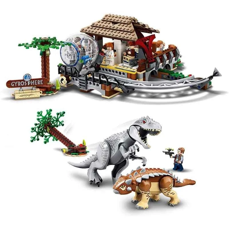 LEGO Jurassic World Indominus Rex contra Ankylosaurus