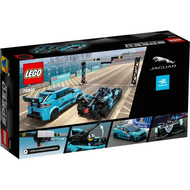 LEGO Speed Champions Coches Formula E Panasonic Jaguar Racing GEN2 y IPACE eTROPHY