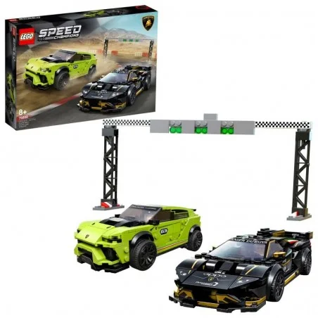 LEGO Speed Champions Coches Lamborghini Urus STX y Huracán Super Trofeo EVO