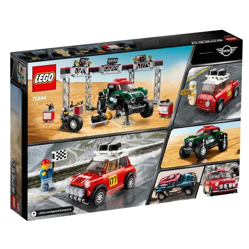 LEGO Speed Champions Coches Mini Cooper S Rally y MINI John Cooper Works Buggy