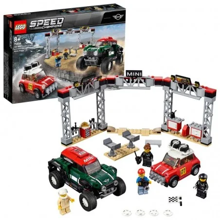 LEGO Speed Champions Coches Mini Cooper S Rally y MINI John