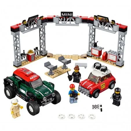 LEGO Speed Champions Coches Mini Cooper S Rally y MINI John