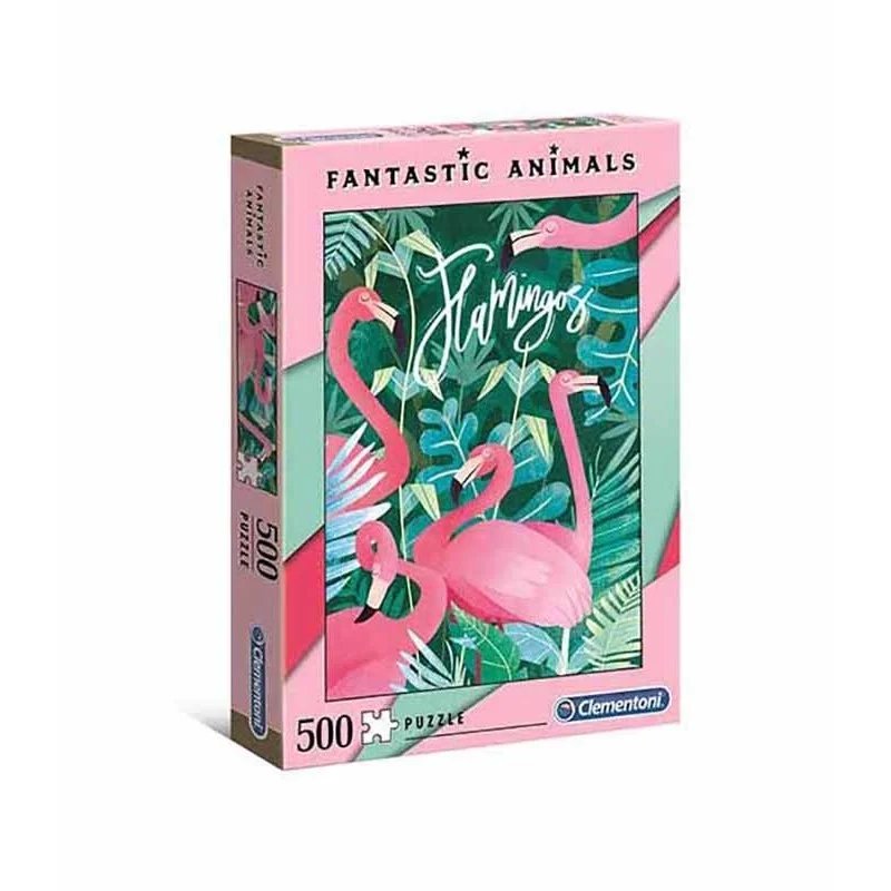 Puzzle 500 piezas Flamencos
