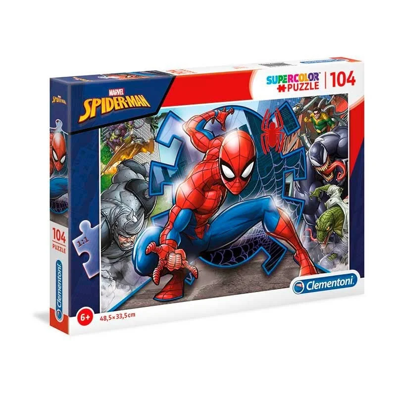 Puzzle  104  Piezas Marvel Spiderman