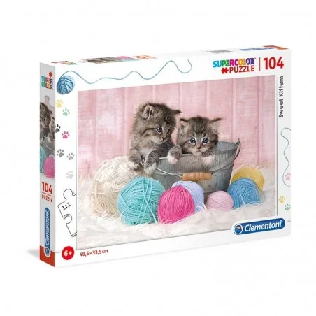 Puzzle 104 Piezas Dulces Gatos