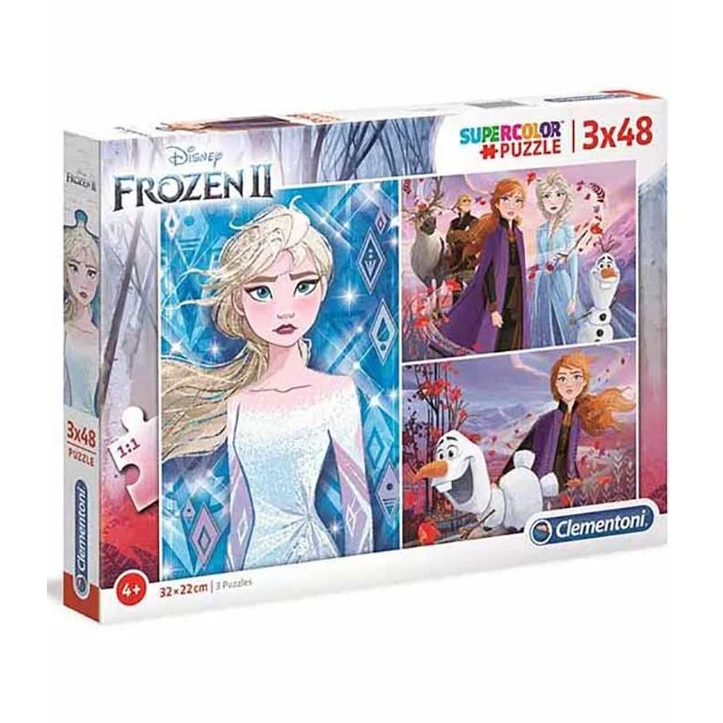 Puzzle 3x48 Piezas Disney Frozen 2