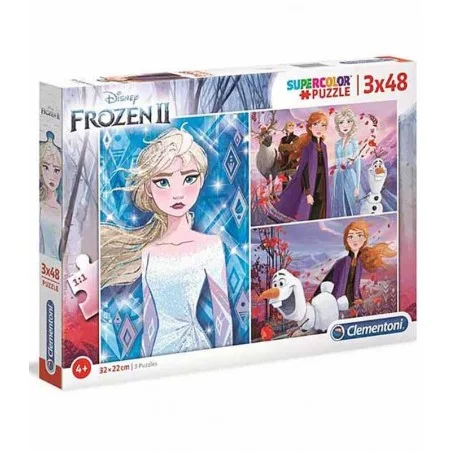 Puzzle 3x48 Piezas Disney Frozen 2