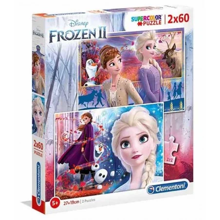 Puzzle 2x60 Piezas Disney Frozen II