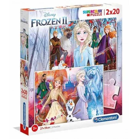 Puzzle 2x20 Piezas Disney Frozen II