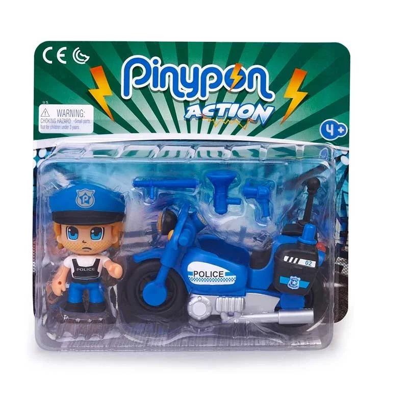 Pinypon Action Policía y Moto