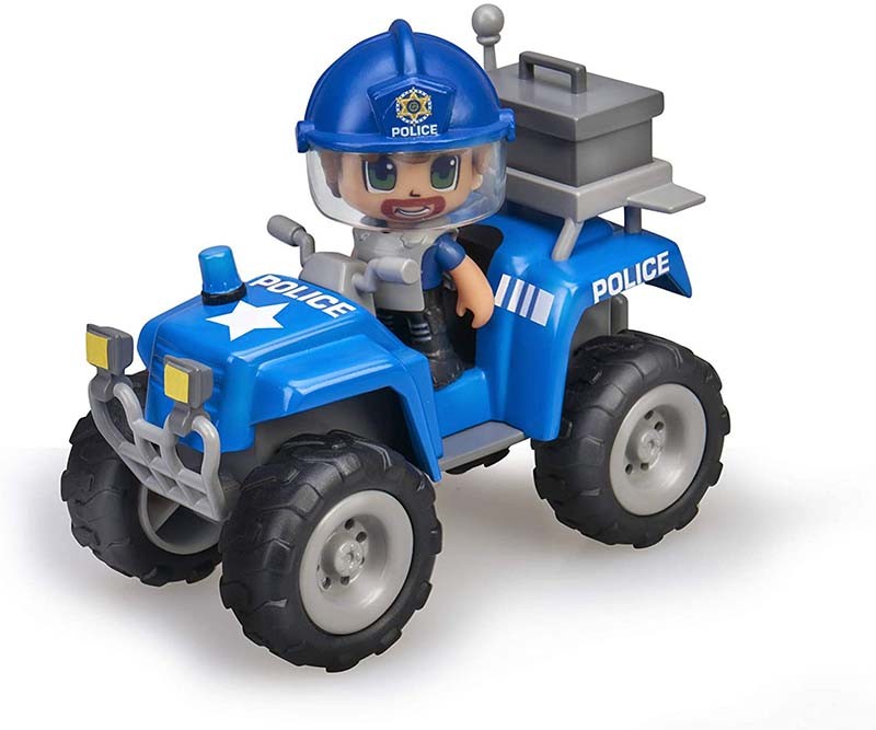Pin y Pon Action Policia Con Quad