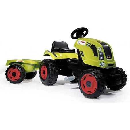 Tractor Farmer XL Verde con Remolque