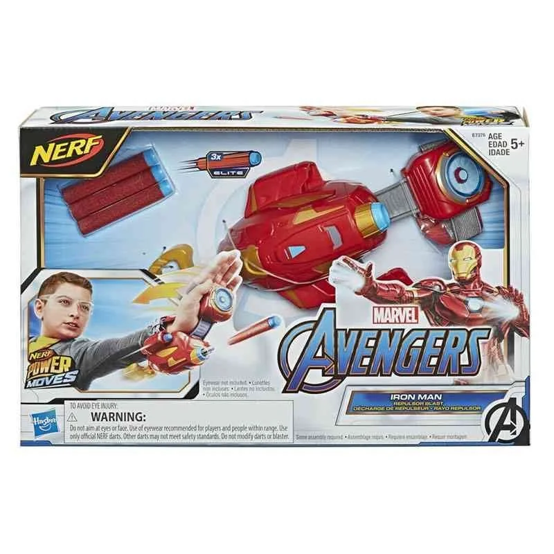 Nerf Avengers Rayo Repulsor Iron Man