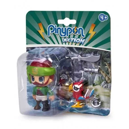 Pinypon Action Pirata y Mascota