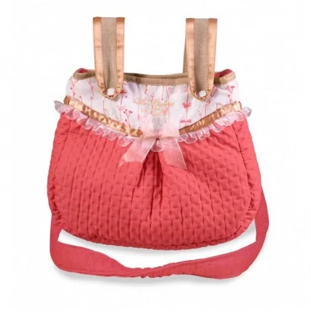 Carrito de Muñecas Martina Plegable Rosa