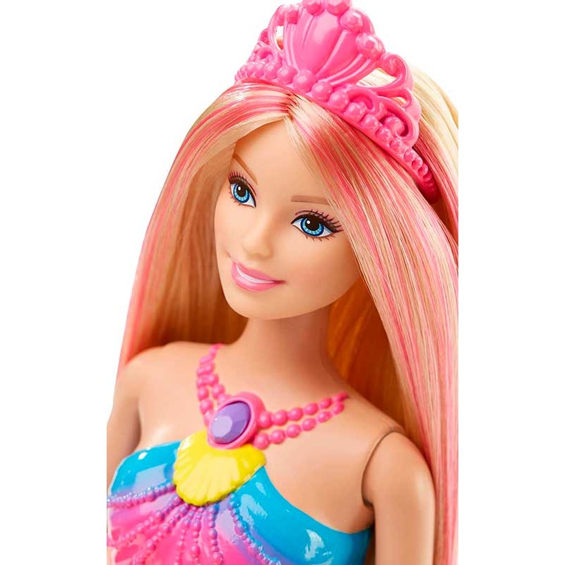 barbie sirena luces arcoiris