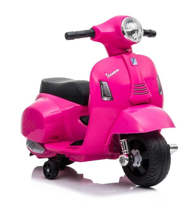 moto bateria niña rosa