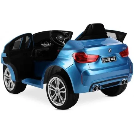 BMW X6M Azul Eléctrico 12V para Niños