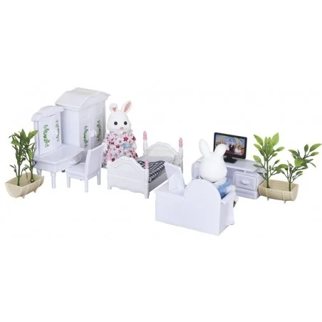 Habitación para Mini Figuras con Conejos