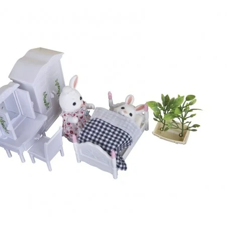 Habitación para Mini Figuras con Conejos