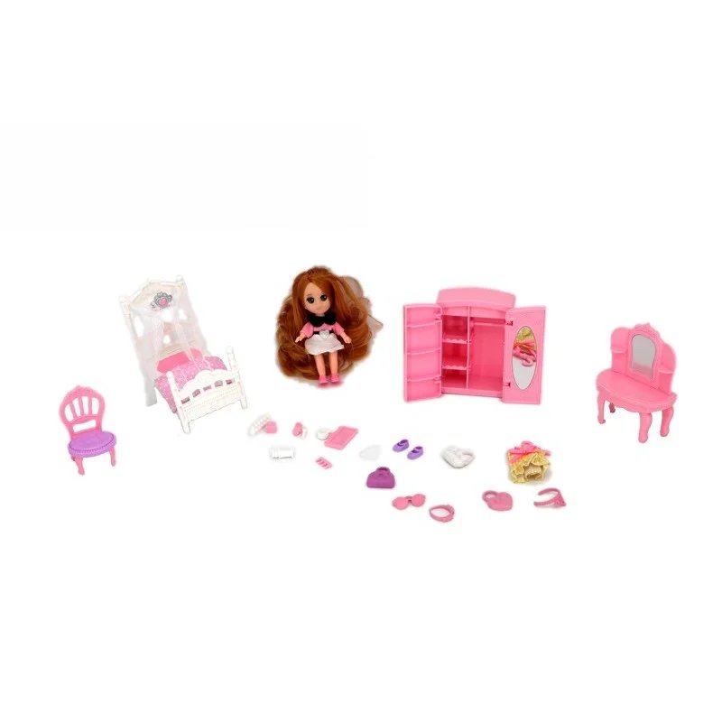 Set de Dormitorio con Mini Muñeca