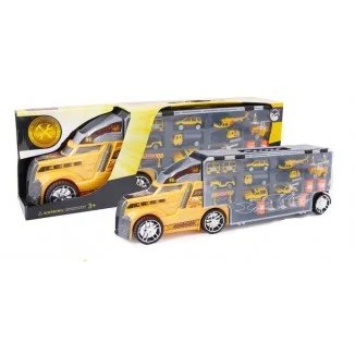 Camión con Vehículos de Contrucción Infantil