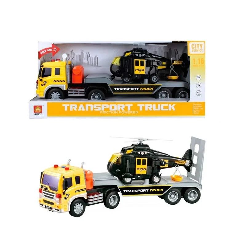 Camión con Remolque Helicoptero