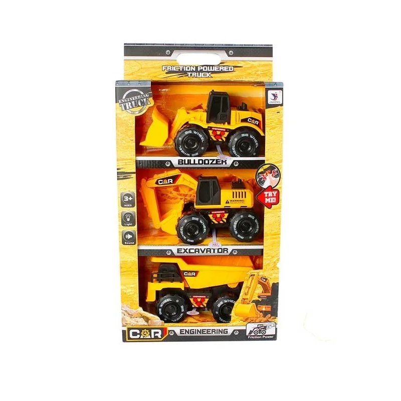 Pack 3 Camiones Obra Infantil