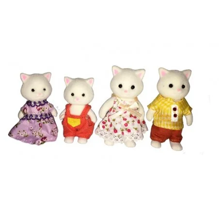 Mini Figuras Familia de Gatos