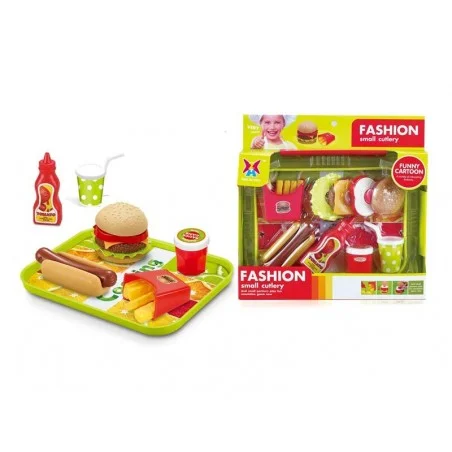 Set de Hamburguesa y Perrito Caliente Infantil