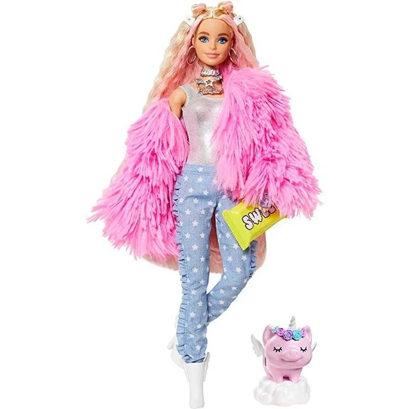 Barbie Extra Abrigo Rosa